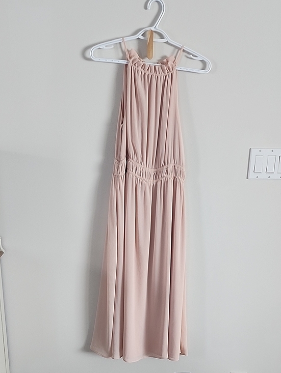 H&M Dresses & Skirts - H&M Blush Pink Halter Midi Dress
